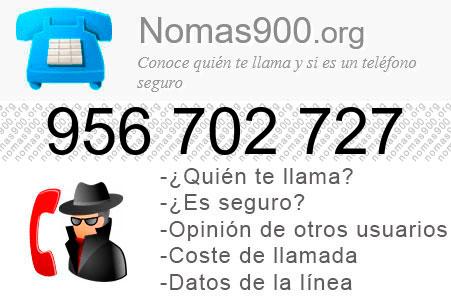 Teléfono 956702727