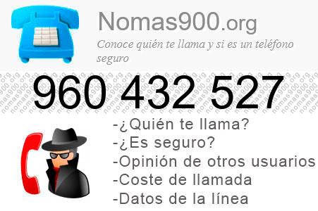 Teléfono 960432527