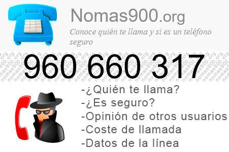 Teléfono 960660317