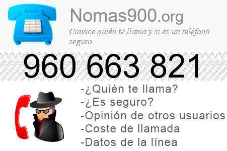 Teléfono 960663821