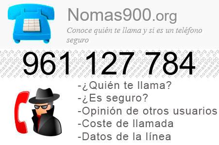Teléfono 961127784