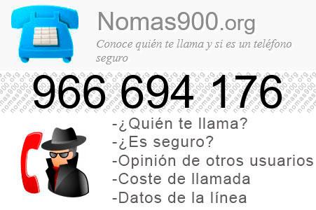 Teléfono 966694176