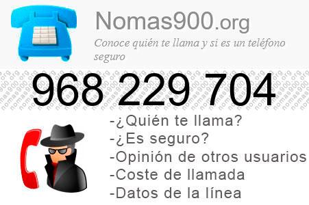 Teléfono 968229704