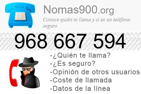 Teléfono 968667594