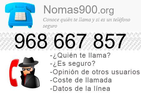 Teléfono 968667857