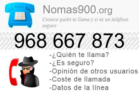 Teléfono 968667873
