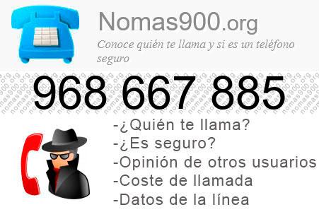 Teléfono 968667885