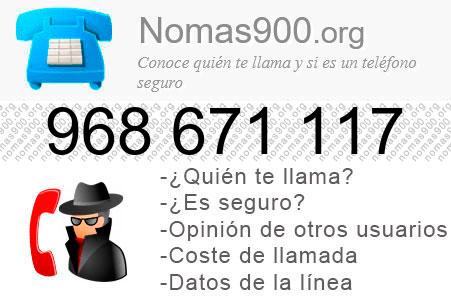 Teléfono 968671117