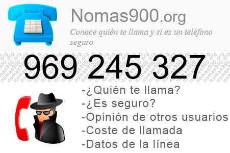 Teléfono 969245327