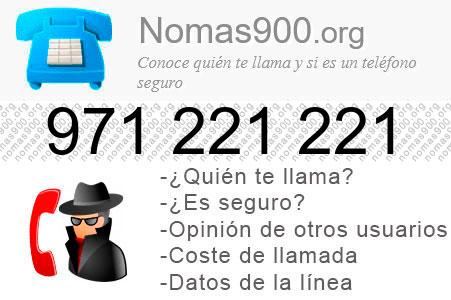 Teléfono 971221221
