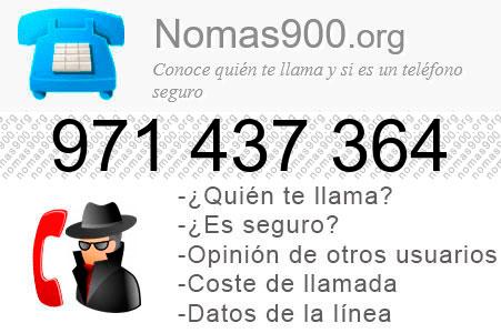 Teléfono 971437364