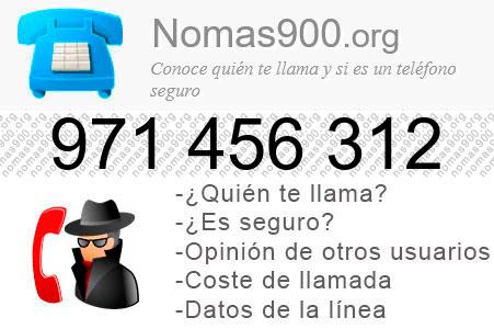 Teléfono 971456312