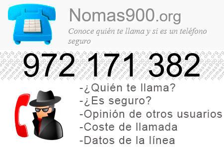 Teléfono 972171382