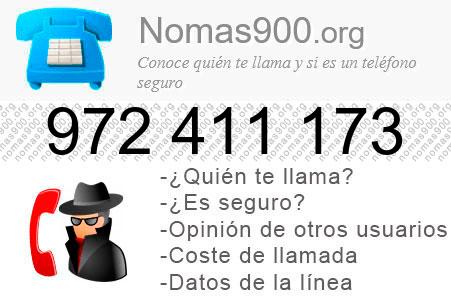 Teléfono 972411173