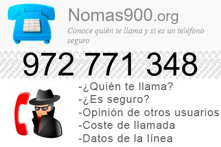 Teléfono 972771348