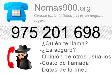 Teléfono 975201698