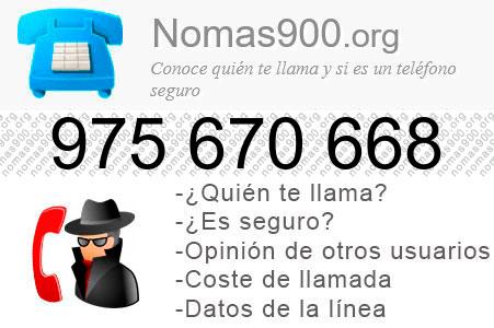 Teléfono 975670668