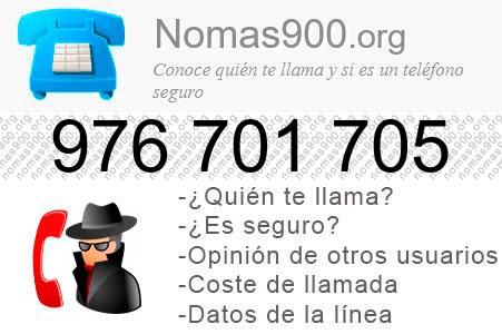 Teléfono 976701705