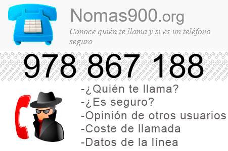 Teléfono 978867188