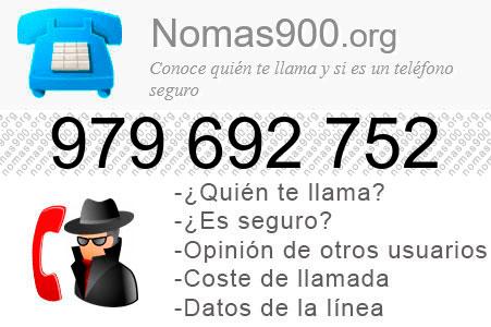 Teléfono 979692752