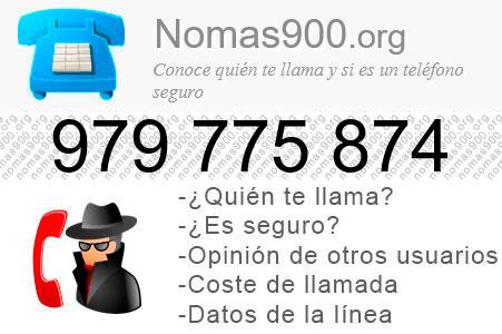 Teléfono 979775874