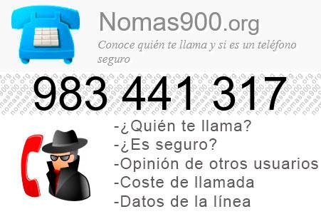 Teléfono 983441317
