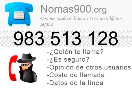 Teléfono 983513128