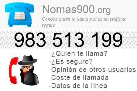 Teléfono 983513199
