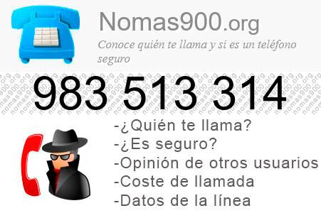 Teléfono 983513314