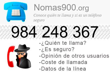 Teléfono 984248367