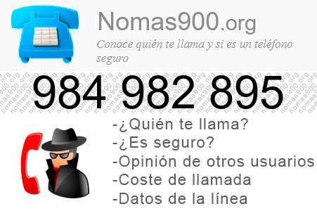 Teléfono 984982895