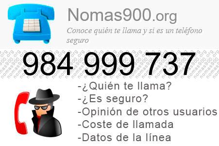 Teléfono 984999737