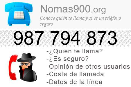Teléfono 987794873