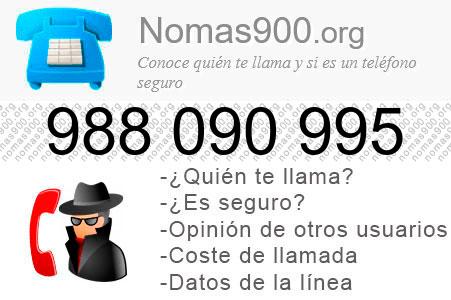 Teléfono 988090995