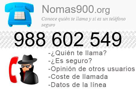Teléfono 988602549