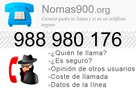 Teléfono 988980176