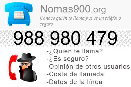 Teléfono 988980479